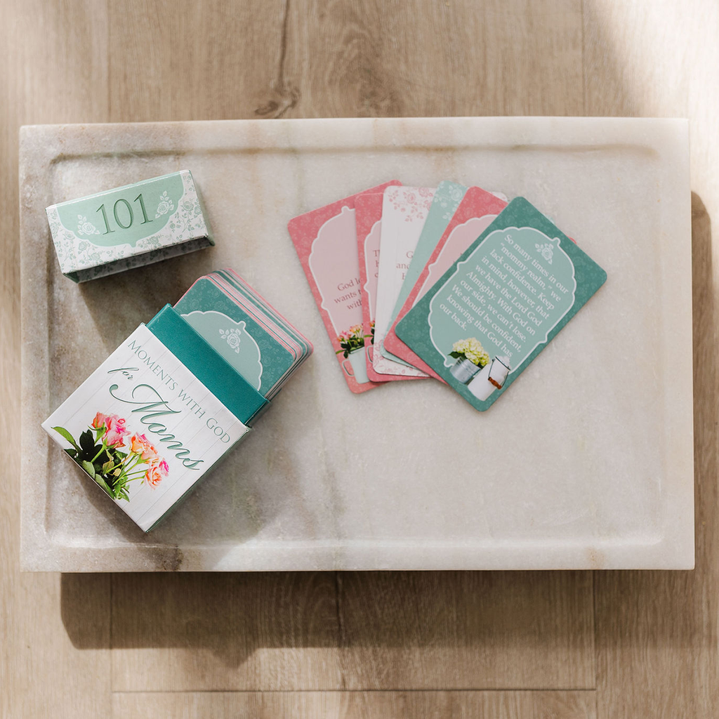 101 Moments with God for Moms | Wisdom Cards